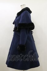 画像3: Amavel / Antique Dollケープロングコート Free ネイビー H-26-05-17-032-CA-CO-NS-ZH (3)