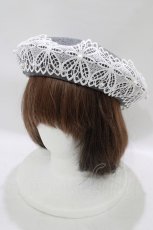画像1: m petit by misako / TT*AMレースBベレー  グレー H-26-05-18-071-LO-AC-NS-ZH (1)