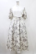 画像1: m petit by misako / AM*トワルドジュイワンピース M オフ H-26-05-18-1030-LO-OP-NS-ZH (1)