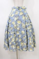 画像1: an another angelus / 50’sフラワーサーキュラースカート Free LIGHT BLUE H-26-05-18-1043-CA-SK-NS-ZH (1)