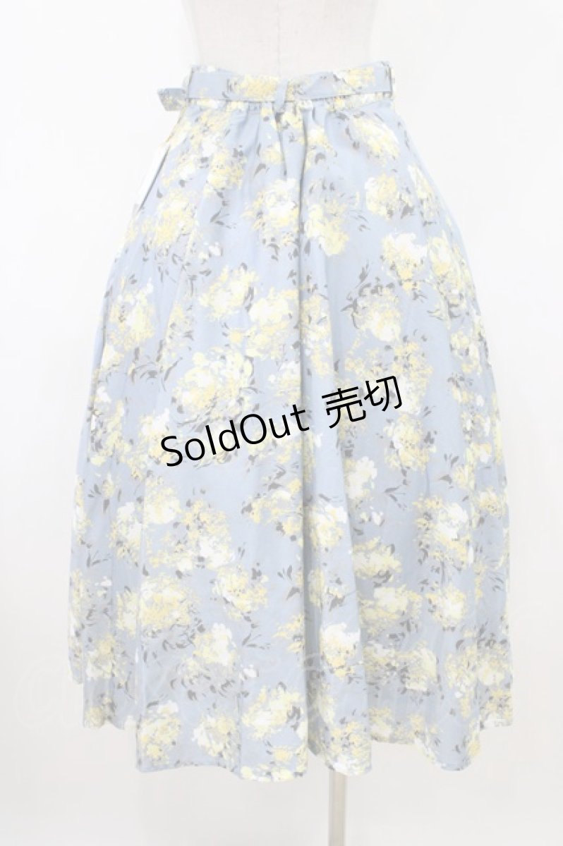 画像2: an another angelus / 50’sフラワーサーキュラースカート Free LIGHT BLUE H-26-05-18-1043-CA-SK-NS-ZH (2)