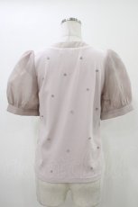 画像2: evelyn / リボンビジューリブ Free ピンク H-26-05-18-1052-LO-TO-NS-ZH (2)