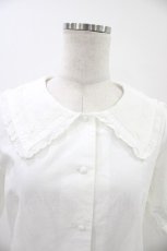 画像3: Fi.n.t  / コットンレース使いビッグカラーブラウス Free OFFWHITE H-26-05-18-1057-LO-BL-NS-ZH (3)