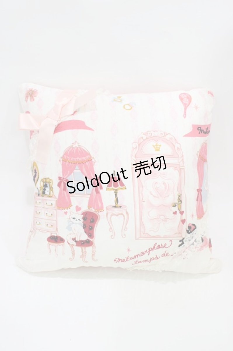 画像1: metamorphose / お部屋柄クッション  オフ H-26-05-18-1015-ME-ZA-NS-ZH (1)
