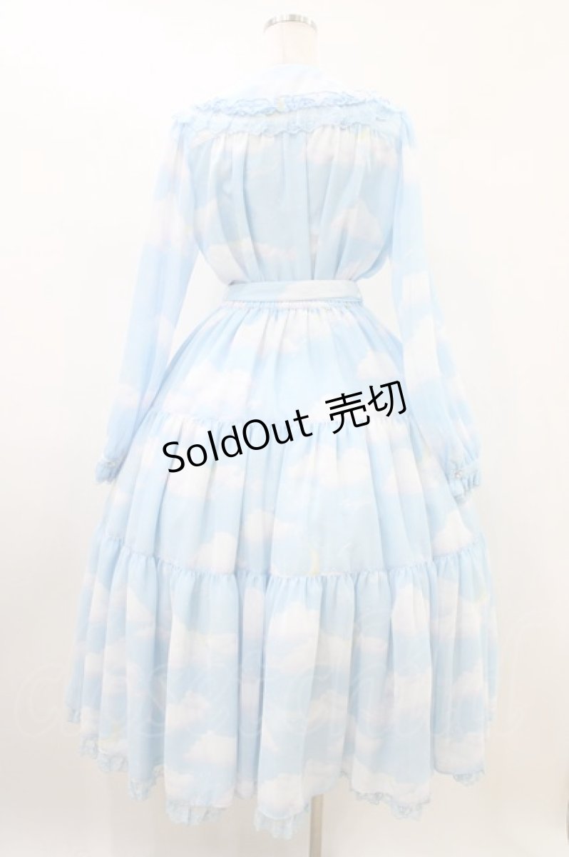 画像2: Angelic Pretty / Misty Skyブラウス&ティアードスカートSet Free サックス H-26-05-18-1020-AP-OP-NS-ZH (2)