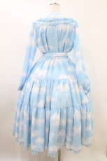 画像2: Angelic Pretty / Misty Skyブラウス&ティアードスカートSet Free サックス H-26-05-18-1020-AP-OP-NS-ZH (2)