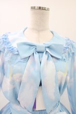 画像4: Angelic Pretty / Misty Skyブラウス&ティアードスカートSet Free サックス H-26-05-18-1020-AP-OP-NS-ZH (4)