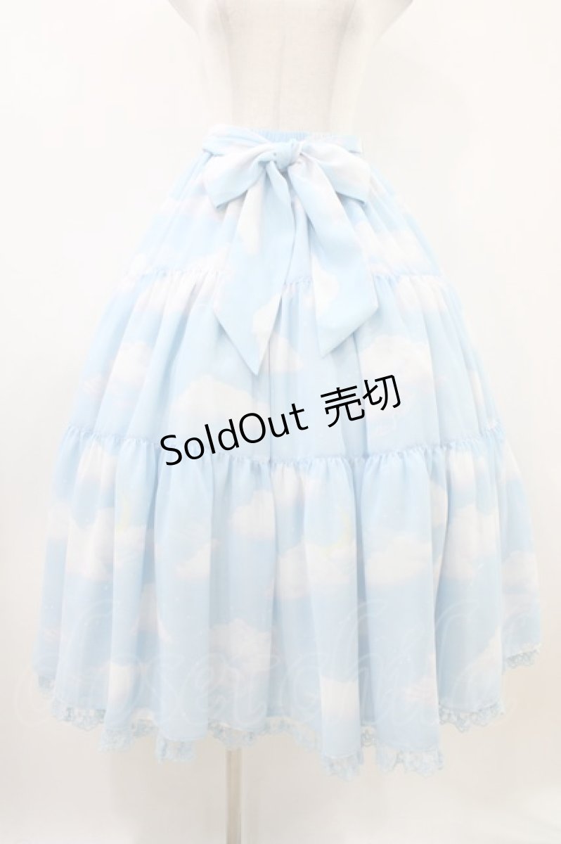 画像6: Angelic Pretty / Misty Skyブラウス&ティアードスカートSet Free サックス H-26-05-18-1020-AP-OP-NS-ZH (6)