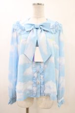 画像7: Angelic Pretty / Misty Skyブラウス&ティアードスカートSet Free サックス H-26-05-18-1020-AP-OP-NS-ZH (7)