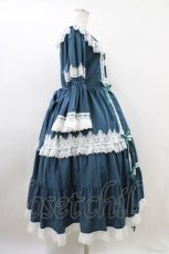 画像3: Physical Drop / ノスタルジックプリンセスドレス L ブルーグリーン×オフ白レース H-26-05-18-1022-LO-OP-NS-ZH (3)