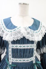 画像4: Physical Drop / ノスタルジックプリンセスドレス L ブルーグリーン×オフ白レース H-26-05-18-1022-LO-OP-NS-ZH (4)