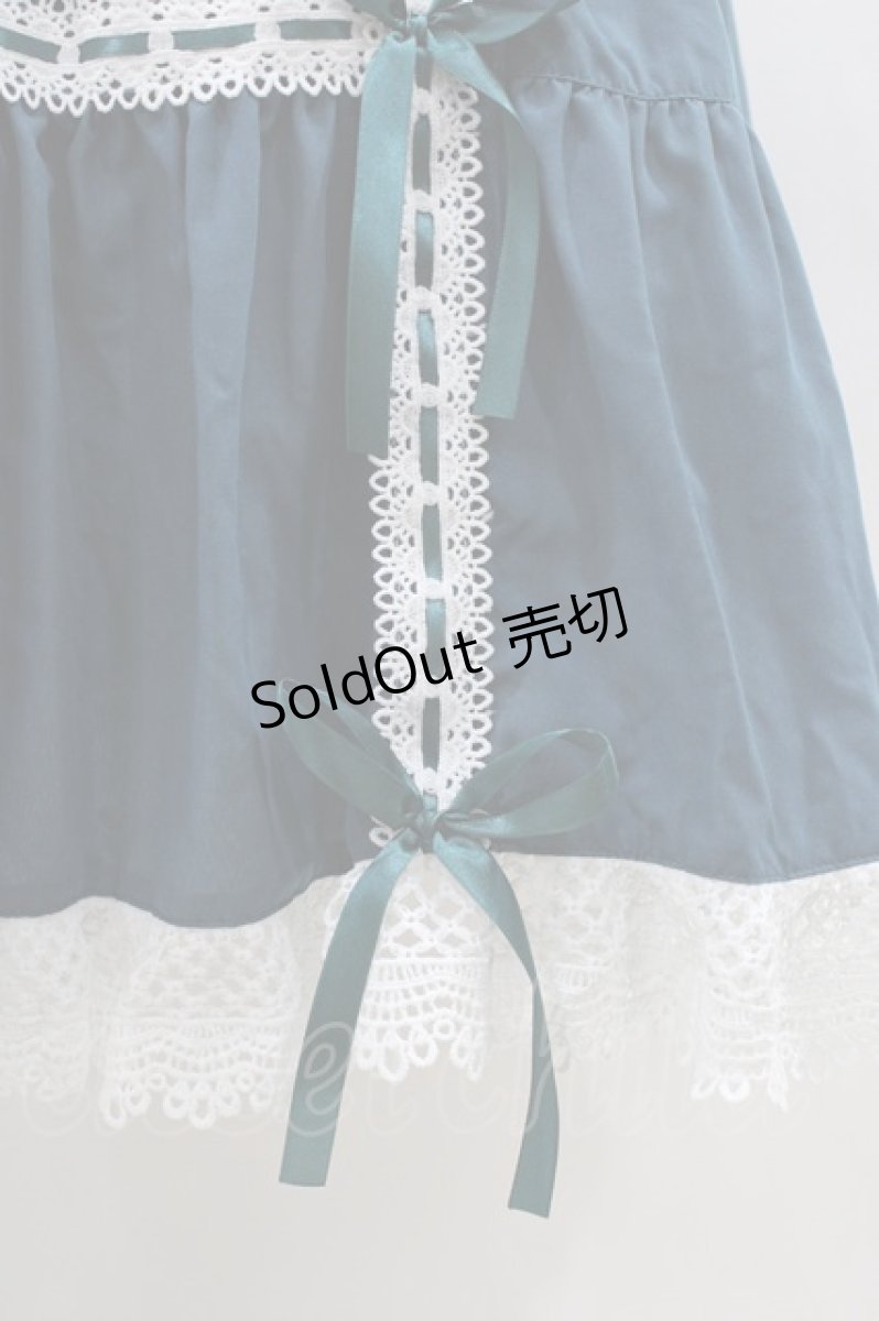 画像5: Physical Drop / ノスタルジックプリンセスドレス L ブルーグリーン×オフ白レース H-26-05-18-1022-LO-OP-NS-ZH (5)