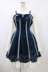 画像1: Angelic Pretty / エレガント別珍鳥籠ワンピース Free グリーン H-26-05-18-1025-AP-OP-NS-ZH (1)