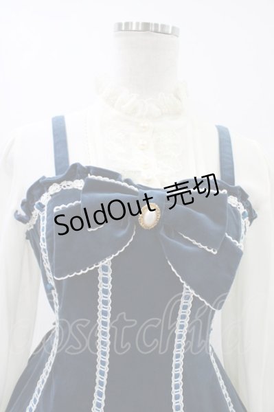 Angelic Pretty / エレガント別珍鳥籠ワンピース Free グリーン H-26
