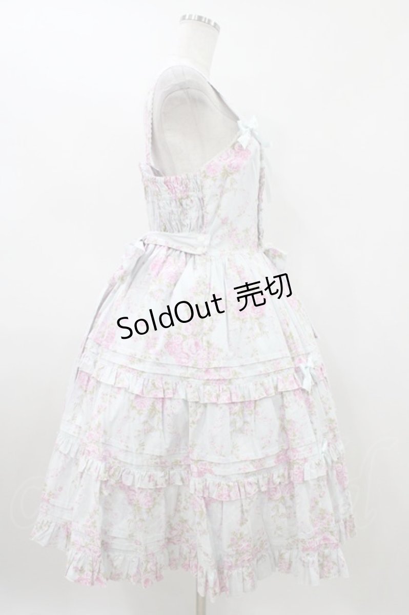 画像3: metamorphose / 【プラスサイズ】シャーロットティアードジャンパースカート プラスサイズ ミント H-26-05-18-1027-ME-OP-NS-ZH (3)