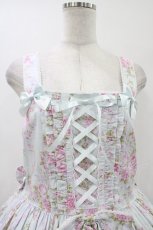画像4: metamorphose / 【プラスサイズ】シャーロットティアードジャンパースカート プラスサイズ ミント H-26-05-18-1027-ME-OP-NS-ZH (4)