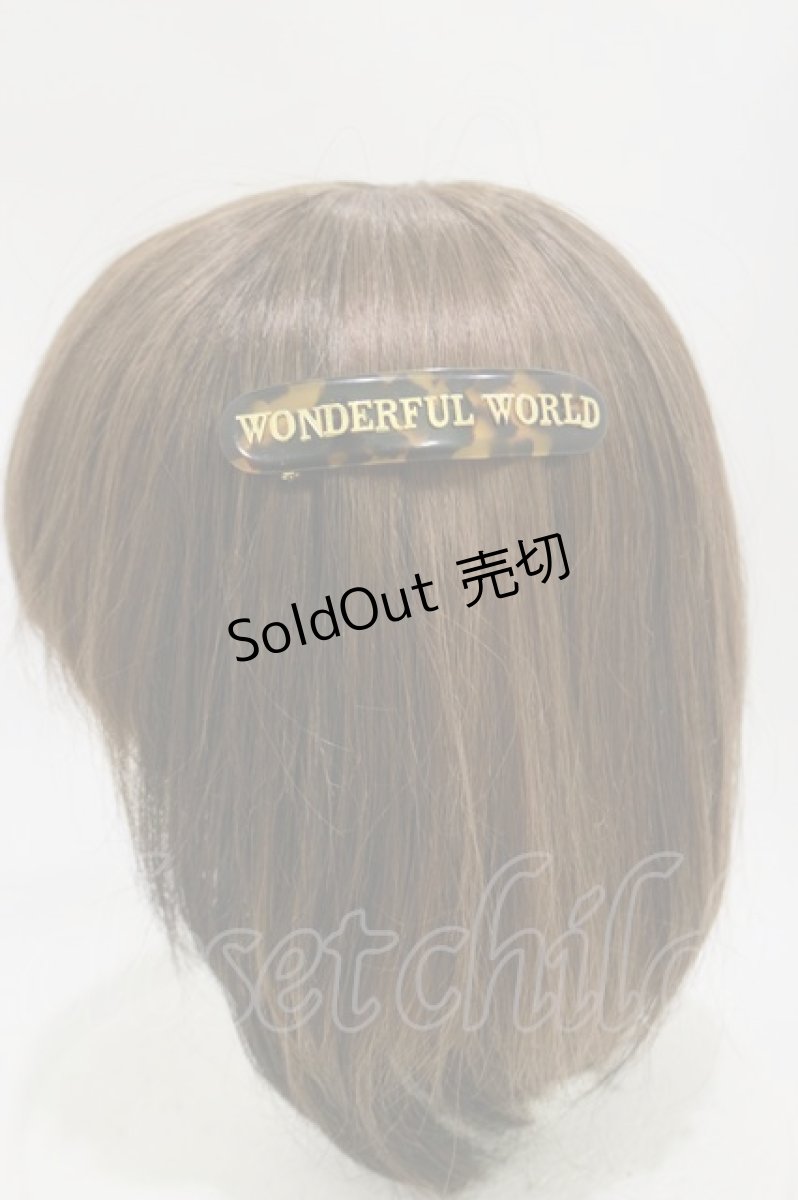 画像1: WONDERFUL WORLD / バレッタ   H-26-05-18-025-LO-AC-NS-ZH (1)