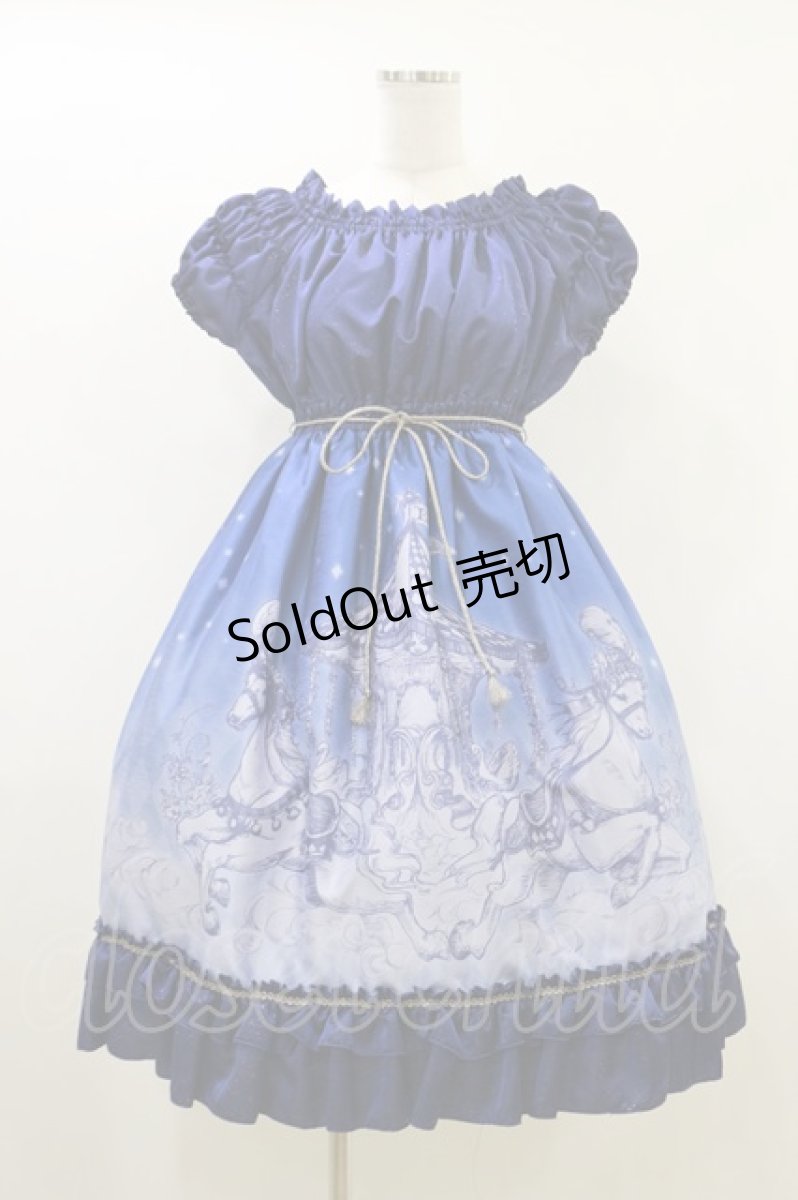 画像1: Enchantlic Enchantilly / Phantom Night Babydoll 夜空のワンピース Free ネイビー H-26-05-18-043-LO-OP-NS-ZH (1)