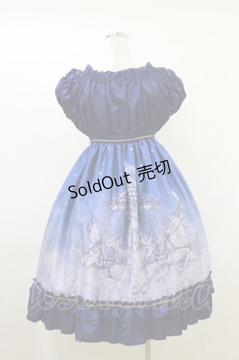 画像2: Enchantlic Enchantilly / Phantom Night Babydoll 夜空のワンピース Free ネイビー H-26-05-18-043-LO-OP-NS-ZH (2)
