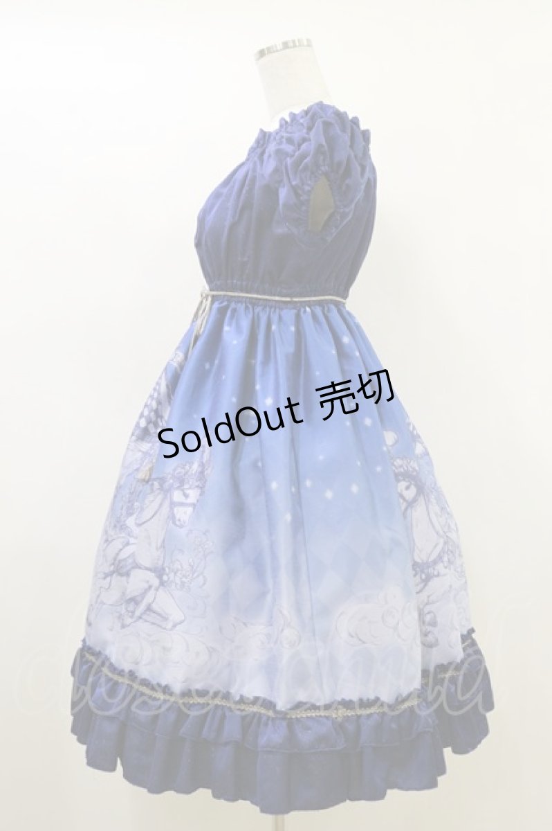 画像3: Enchantlic Enchantilly / Phantom Night Babydoll 夜空のワンピース Free ネイビー H-26-05-18-043-LO-OP-NS-ZH (3)