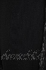 画像4: Ozz Croce / 異素材切替ロングワンピース  黒 H-26-05-19-030-OO-OP-KB-ZH (4)