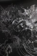 画像4: NieR Clothing / プリントLONG CUTSEW  ブラック×グレー H-26-05-19-031-PU-TO-KB-ZH (4)
