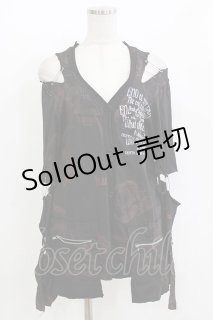 h.NAOTO h.ANARCHY ジップアップベスト トップス 猫耳フード h.NAOTO(エイチ.ナオト) の古着 ゴス美品！ (Page 5)