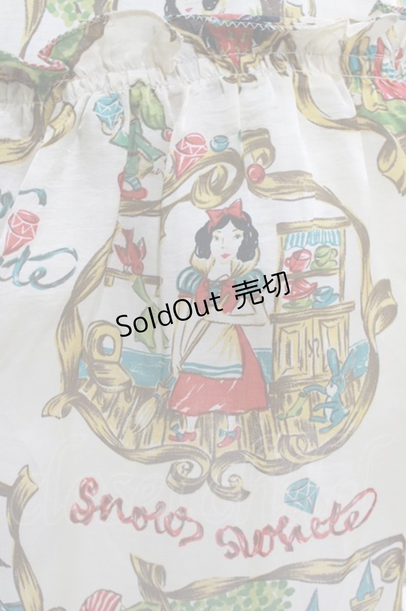 画像4: Jane Marple / 白雪姫シャーリングワンピース  オフ H-26-05-19-008-JM-OP-KB-ZH (4)