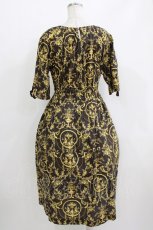画像3: Jane Marple Dans Le Salon / Marie Antoinette drawstring sleeve dress M ブラウン H-26-05-19-009-JM-OP-AK-ZH (3)