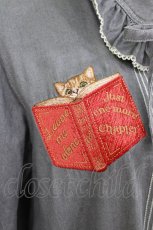 画像4: PINK HOUSE / 書斎の猫たち刺繍入りデニムワンピース Free グレー H-26-05-20-024-LO-OP-NS-ZH (4)