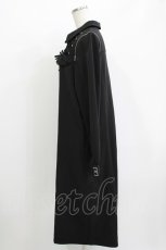 画像2: DearMyLove / レースアップ オフショルジップワンピース LL/ロング ブラック H-26-05-20-033-GO-BL-NS-ZH (2)