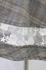 画像4: LIZ LISA / レース×チェックワンピース 0 ブラウン H-26-05-20-1034-LO-OP-NS-ZH (4)