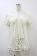 画像1: LIZ LISA / シフォンリボントップス Free 生成り H-26-05-20-1054-LO-TO-NS-ZH (1)