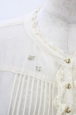 画像3: Cherir la femme / 刺繍ブラウス M アイボリー H-26-05-20-1055-LO-BL-NS-ZH (3)