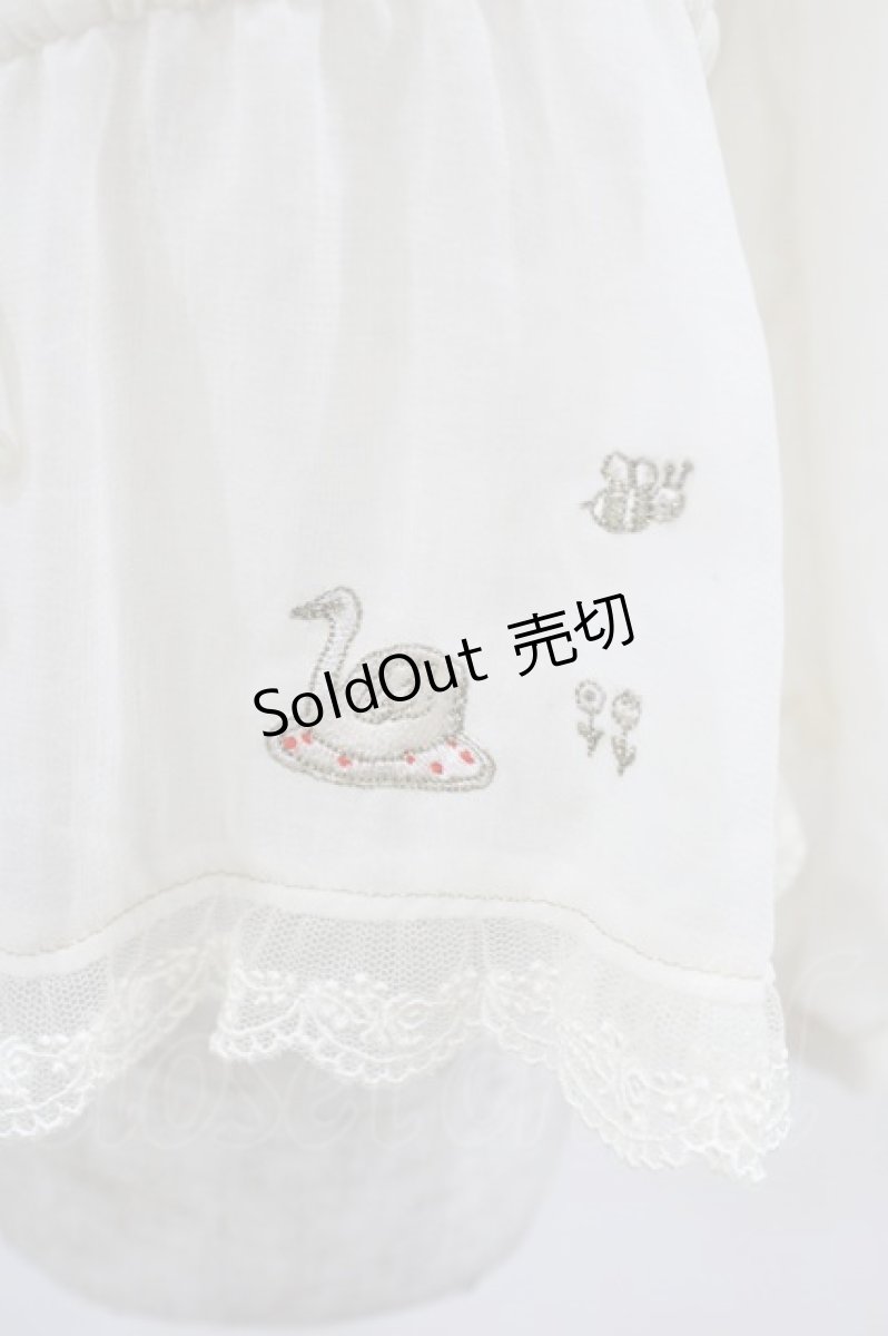 画像4: Cherir la femme / 刺繍ブラウス M アイボリー H-26-05-20-1055-LO-BL-NS-ZH (4)