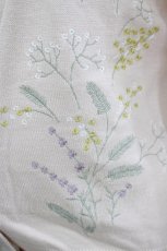 画像3: axes femme / ミモザ刺繍ニットカーディガン M アイボリー H-26-05-20-066-AX-TO-NS-ZH (3)