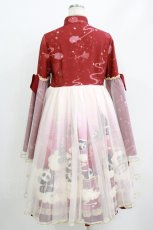 画像3: To Alice / パンダワンピースセット M ワイン H-26-05-20-001-LO-OP-NS-ZH (3)