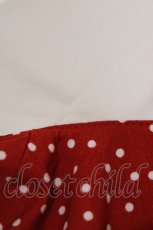 画像5: m petit by misako / マロンクリーム/ドットワンピース L レッド H-26-05-20-014-LO-OP-NS-ZH (5)