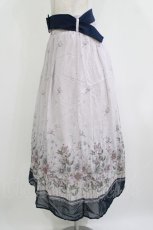 画像2: axes femme / アネモネ柄パイピングスカート M ラベンダー H-26-05-20-018-AX-SK-NS-ZH (2)