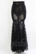画像1: PUNK RAVE / シアーシャーリングシースルーマーメイドスカート XS-S 黒 H-26-05-21-034-PU-SK-AK-ZH (1)