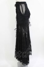 画像2: PUNK RAVE / シアーシャーリングシースルーマーメイドスカート XS-S 黒 H-26-05-21-034-PU-SK-AK-ZH (2)