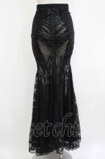 画像3: PUNK RAVE / シアーシャーリングシースルーマーメイドスカート XS-S 黒 H-26-05-21-034-PU-SK-AK-ZH (3)