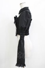 画像2: AVENCHUMU / Flare sleeve coffin print blouse F 黒 H-26-05-21-040-LO-TO-AK-ZH (2)