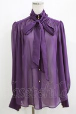 画像1: a maiden devil / Chiffon blouse  紫 H-26-05-21-041-GO-BL-AK-ZH (1)