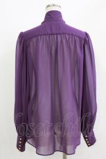 画像2: a maiden devil / Chiffon blouse  紫 H-26-05-21-041-GO-BL-AK-ZH (2)