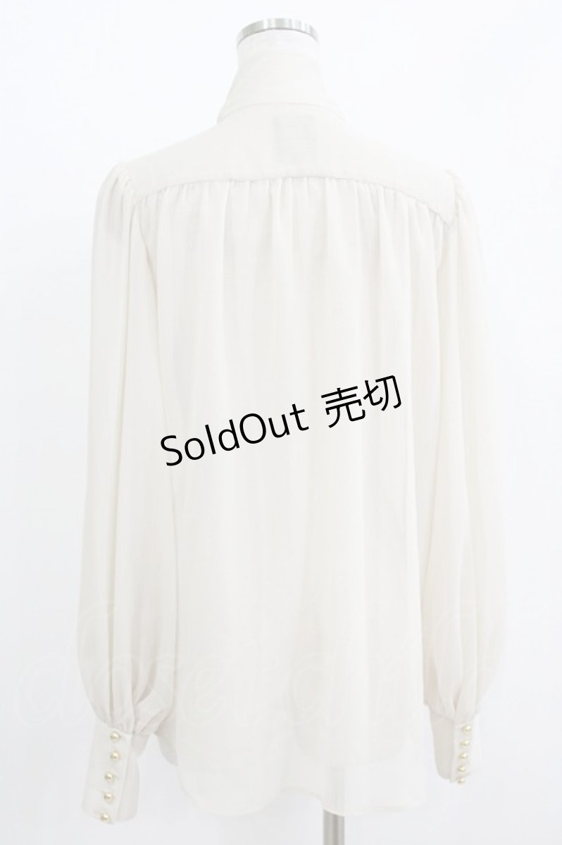 画像2: a maiden devil / Chiffon blouse  ベージュ H-26-05-21-042-GO-BL-AK-ZH (2)