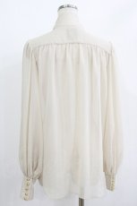画像2: a maiden devil / Chiffon blouse  ベージュ H-26-05-21-042-GO-BL-AK-ZH (2)