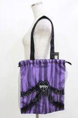 画像1: MORPH8NE / トートバッグ  紫×黒 H-26-05-21-051-PU-BG-AK-ZH (1)