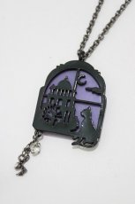 画像1: PUTUMAYO / 窓ねこネックレス  ブラック H-26-05-21-054-PT-AC-AK-ZH (1)