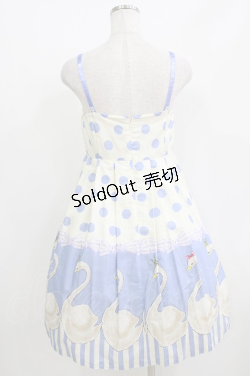 画像3: Emily Temple cute / スワンノースリーブワンピース  ブルー H-26-05-21-004-ET-OP-AK-ZH (3)
